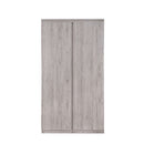 Jupiter Wardrobe with 2 Doors 191cm Grey Oak