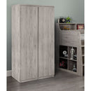 Jupiter Wardrobe with 2 Doors 191cm Grey Oak