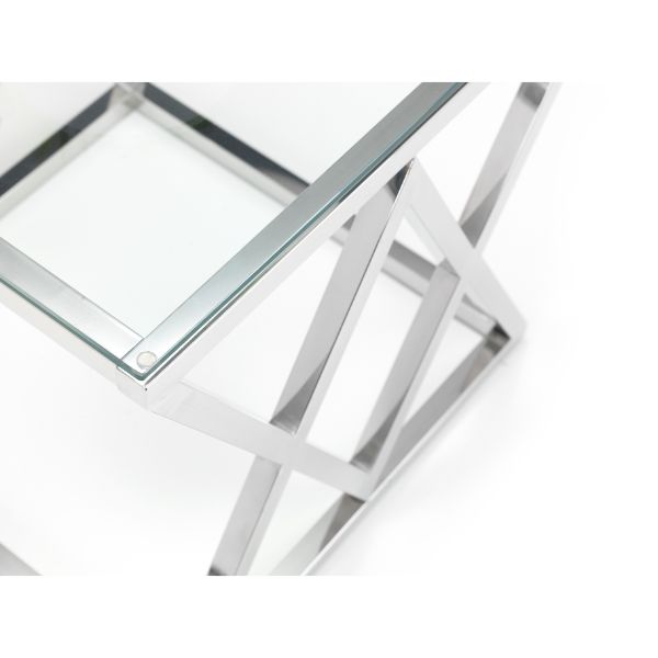 Biarritz Glass Lamp Table 55cm