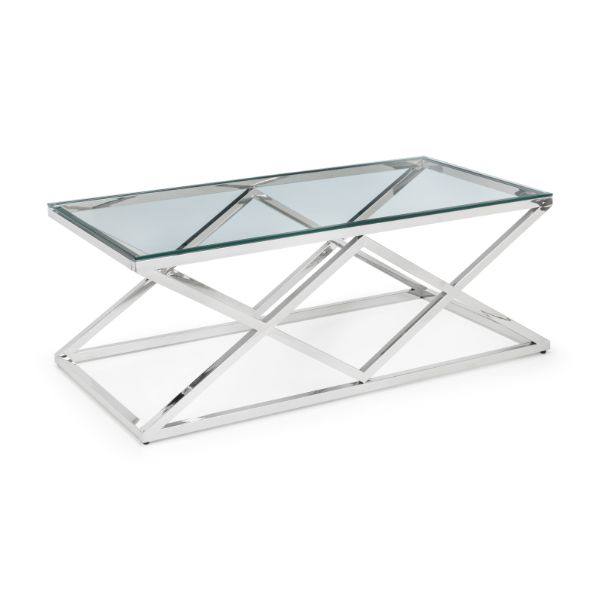 Biarritz Glass Coffee Table 1.2m