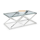 Biarritz Glass Coffee Table 1.2m