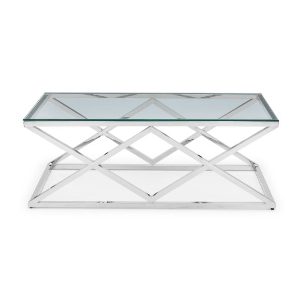 Biarritz Glass Coffee Table 1.2m