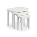 Cleo Nest Of 3 Tables Pure White Finish