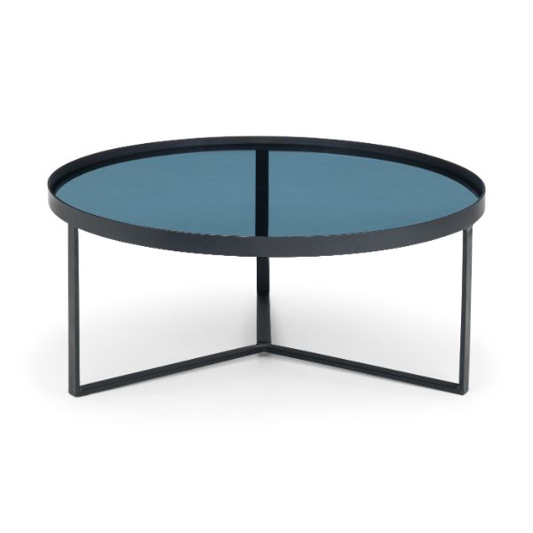 Loft Coffee Table 90cm Smoked Glass