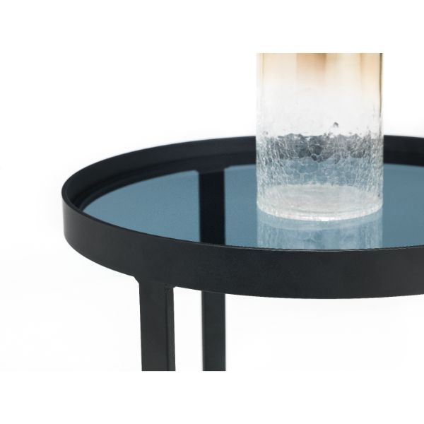 Loft Lamp Table Smoked Glass