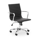 Gio Office Chair Black & Chrome
