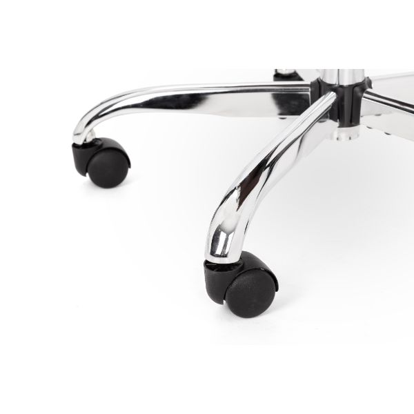 Gio Office Chair Black & Chrome