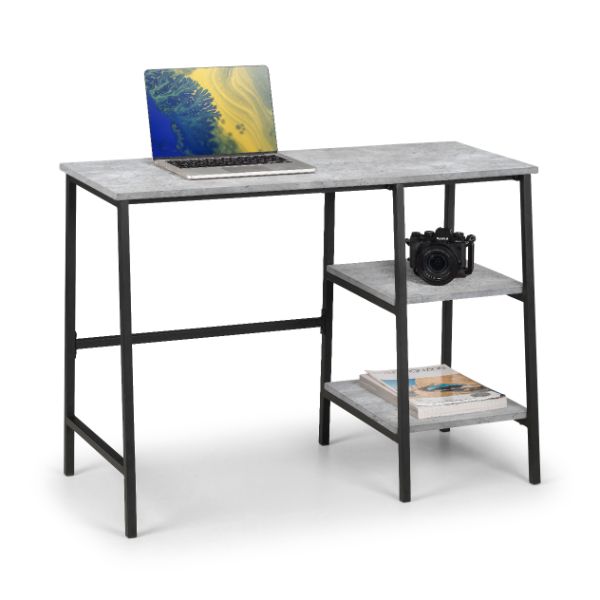 Staten Desk 1m Concrete