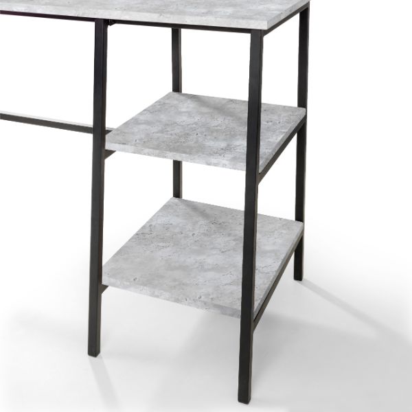 Staten Desk 1m Concrete