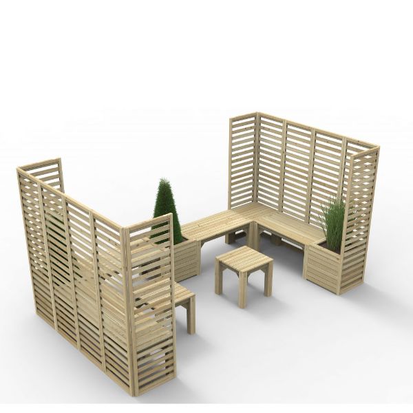 Forest Garden Furniture Modular Seating Option 5