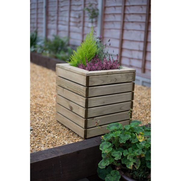 Forest Garden Linear Planter - Square 44cm(h) x 40cm(w) x 40cm(d)