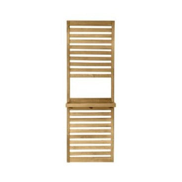 Forest Garden Slatted Wall Planter Trellis 1 Shelf 180cm(h) x 60cm(w) x 3.5cm(d)