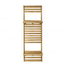 Forest Garden Slatted Wall Planter Trellis 2 Shelf 180cm(h) x 60cm(w) x 3.5cm(d)