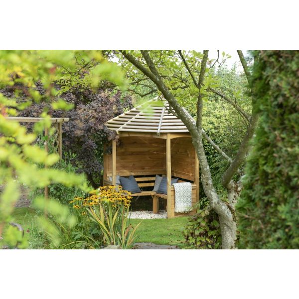 Forest Garden Venetian Corner Arbour