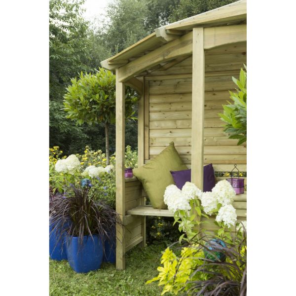 Forest Garden Venetian Corner Arbour