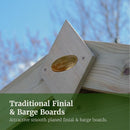 Forest Garden Timberdale 6 X 8 Double Door Apex Shed