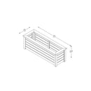 Forest Garden Cambridge Planter - 150x50