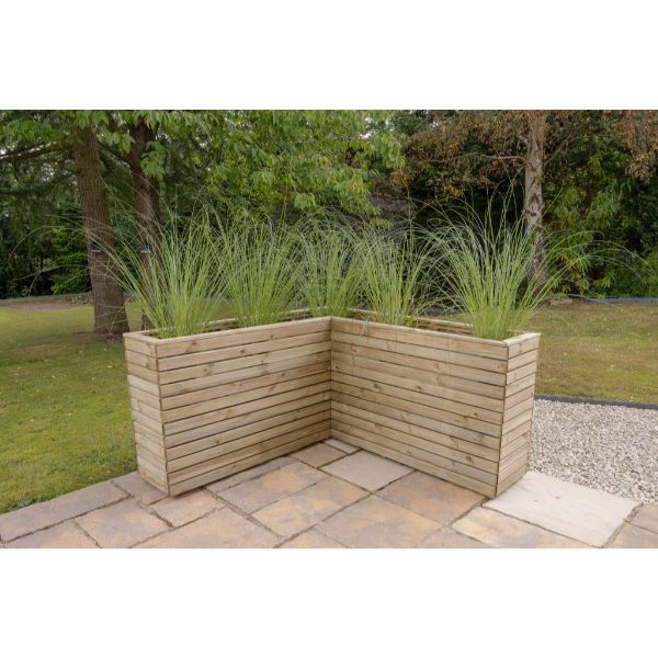 Forest Garden Linear Corner Planter 1.6m