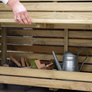 Forest Garden Linear Planter - Tall with Storage 91cm(h) x 120cm(w) x 40cm(d)