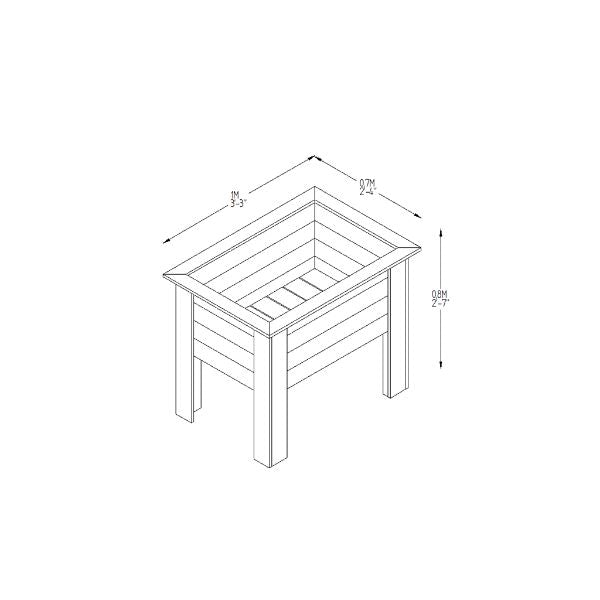 Forest Garden Deep Root Planter - 1m