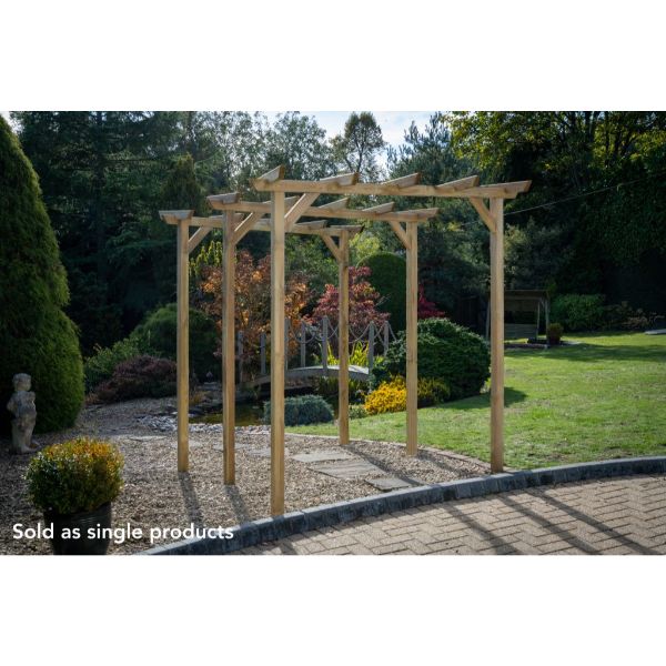 Forest Garden Hanbury Flat Top Arch