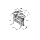 Forest Garden Cadiz Arbour