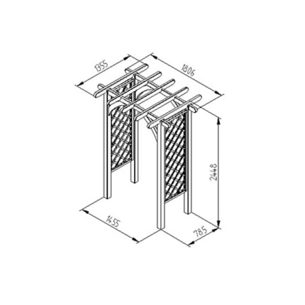 Forest Garden Ultima Pergola Arch