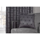 Hartford Foil Cushion 43 x 43cm - Charcoal Grey