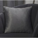 Ambiance Embossed Cushion 43 x 43cm - Charcoal Grey