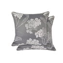 Blossom Luxury Jacquard Cushion 43 x 43cm - Silver