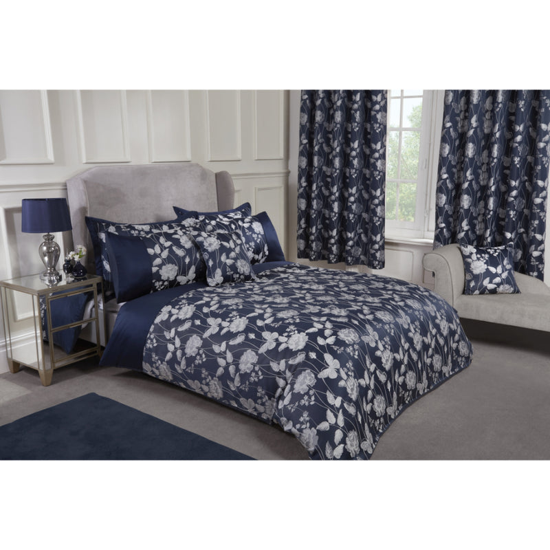 Butterfly Luxury Duvet Set - Navy