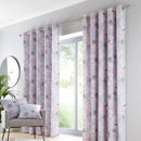 Aston Pink Eyelet Curtains