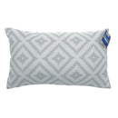 Country Club Outdoor Cushion Geo Design Shower Resistant 30x50cm - Grey