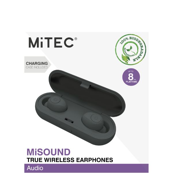 Mitec Misound True Wireless Earphones Black