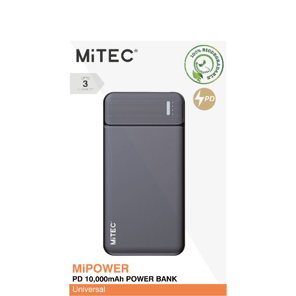 Mitec Mipower 10,000 Mah Power Deliver (Pd - Fast Charge) Du