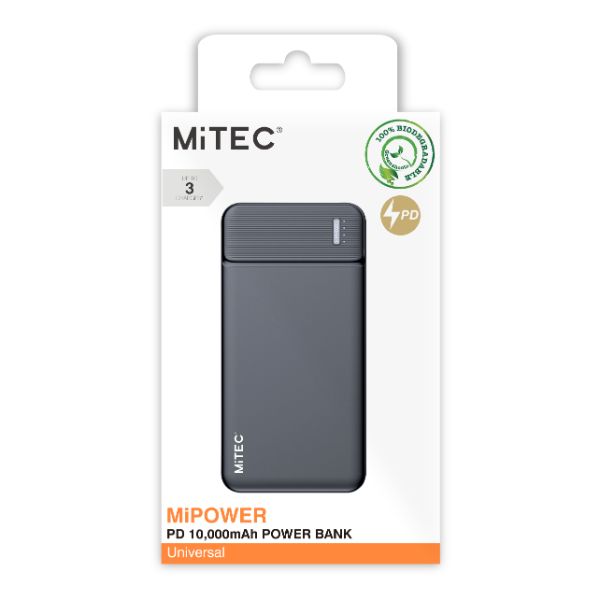 Mitec Mipower 10,000 Mah Power Deliver (Pd - Fast Charge) Du