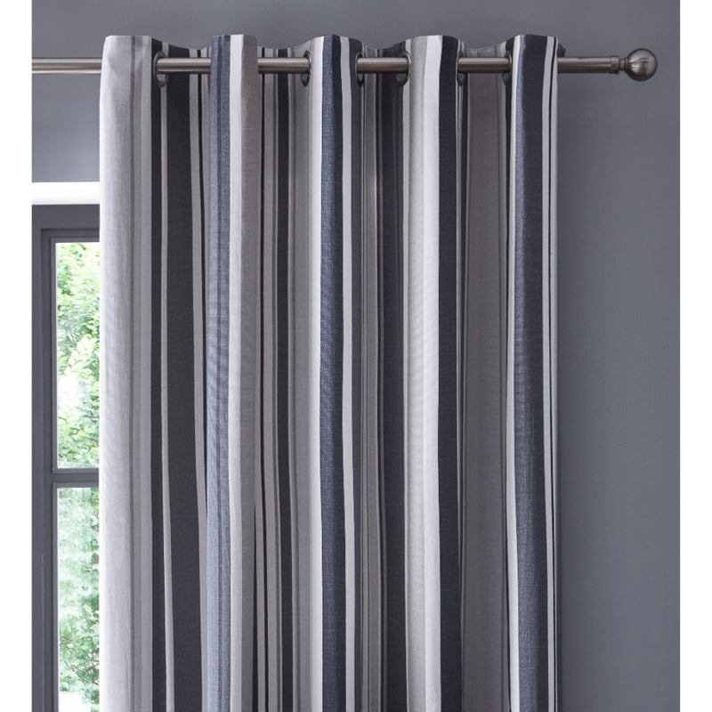 Avenue Curtains - Charcoal