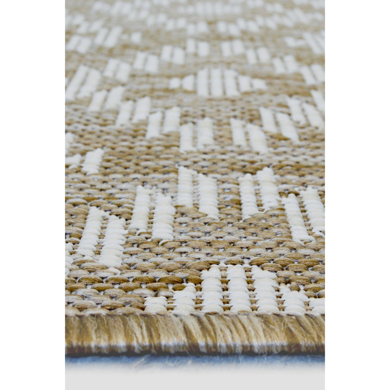 Outdoor Flatweave Compass Rug - 120 x 170cm - Diamond Natural