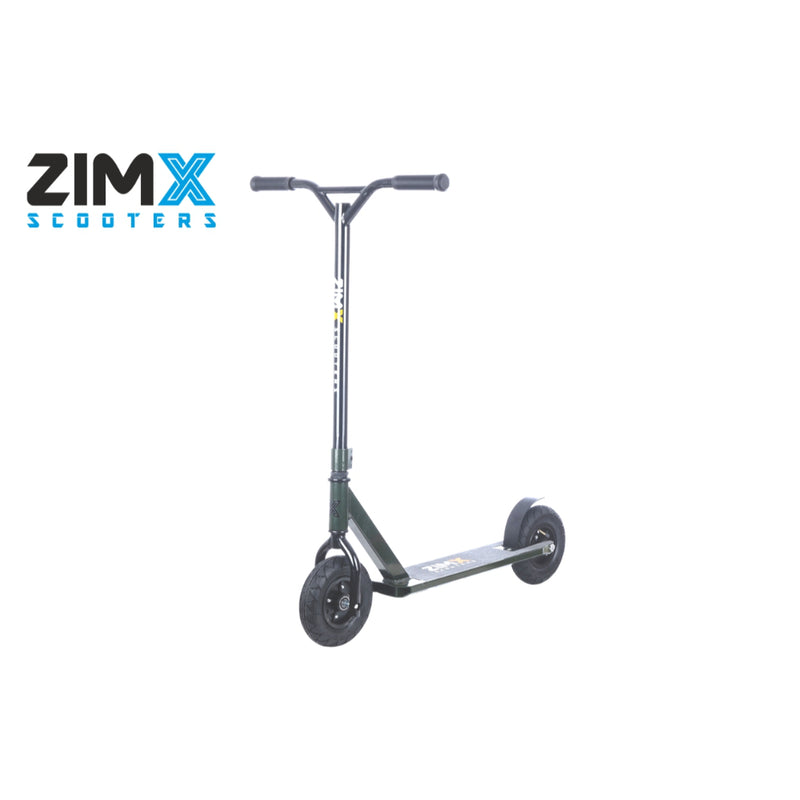 Zimx Kids Dirt Kick Scooter ZX TRACK - Nato Green