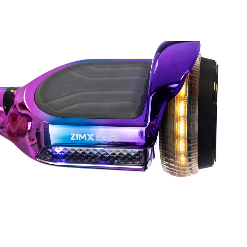 Zimx Hoverboard G11 With LED Wheels - Magenta Blend