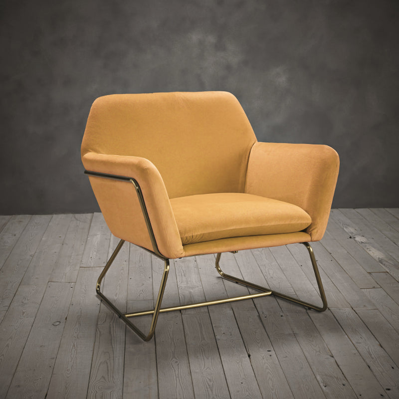 Charles Armchair - Mustard Yellow