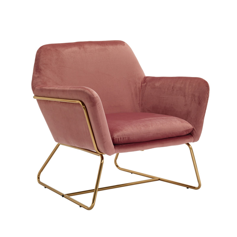 Charles Armchair - Vintage Pink