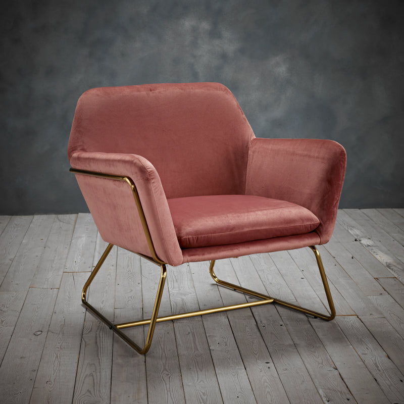 Charles Armchair - Vintage Pink