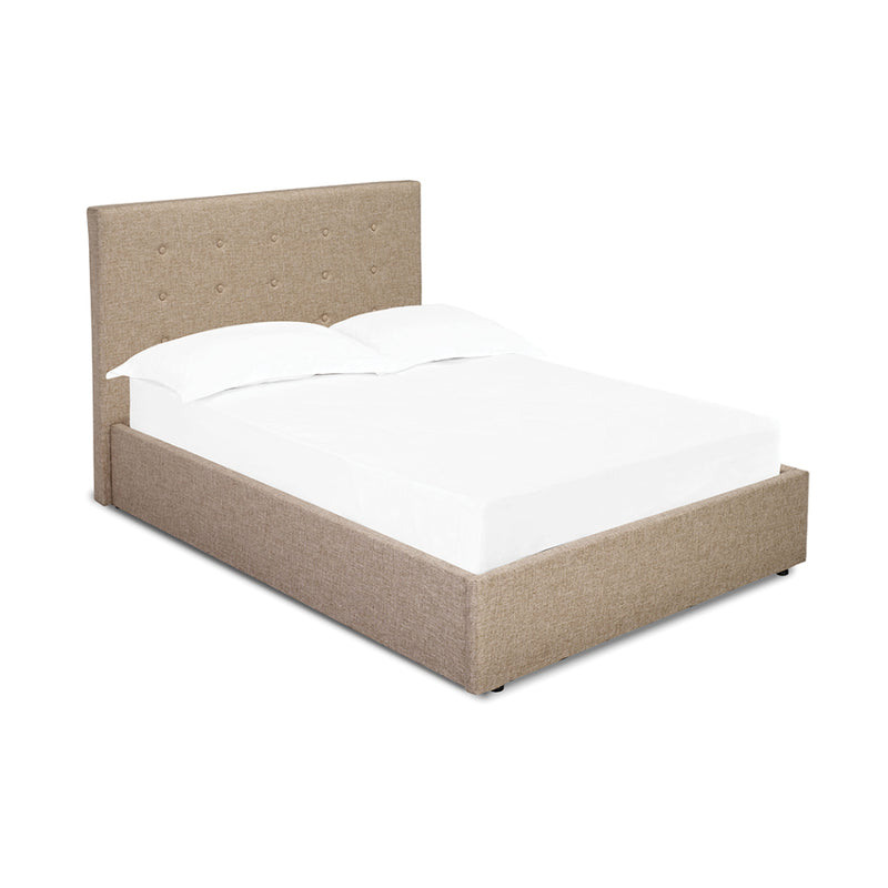 Lucca Double Bed 4ft6 1.35m - Beige
