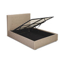 Lucca Plus Small Double Bed 4ft 1.4m - Beige
