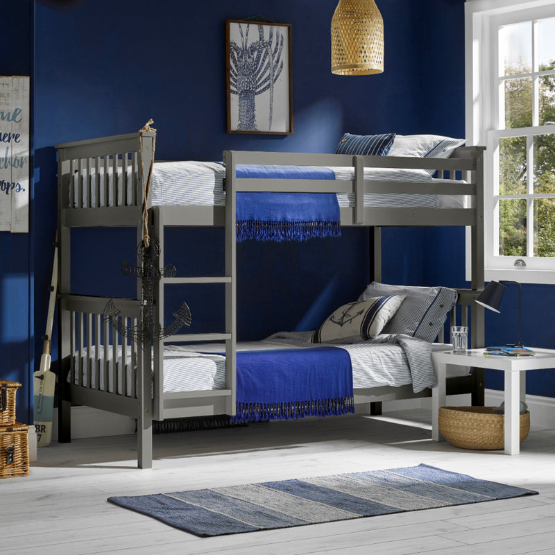 Leo Bunk Bed 99x150x200cm - Grey