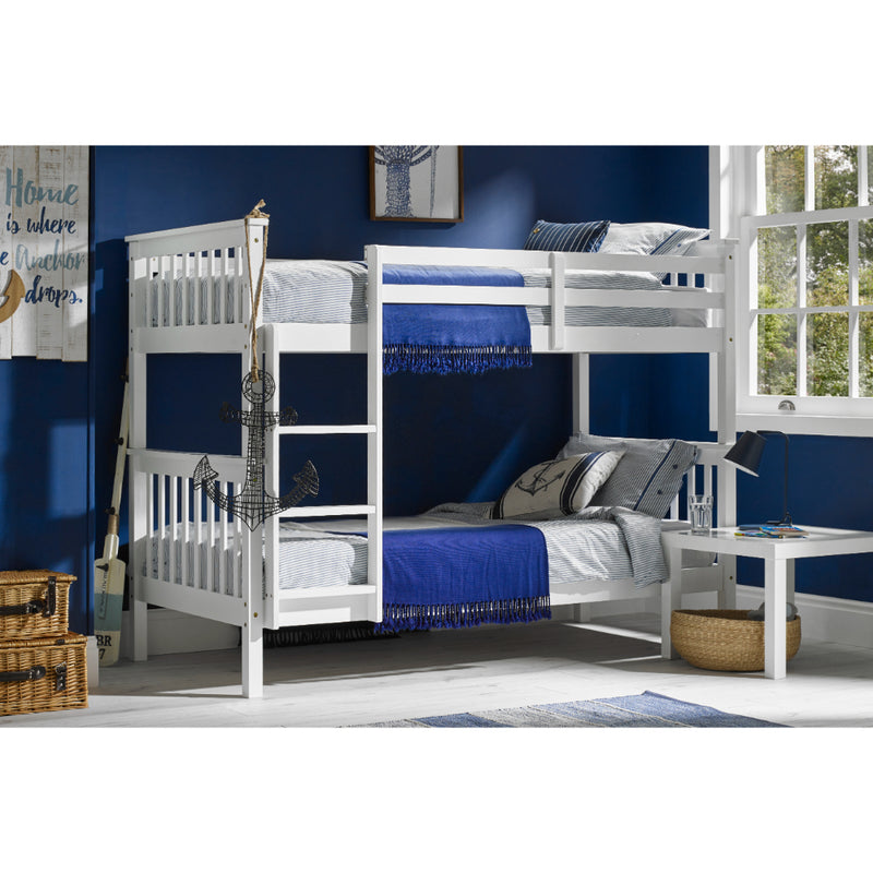 Leo Bunk Bed 99x150x200cm - White