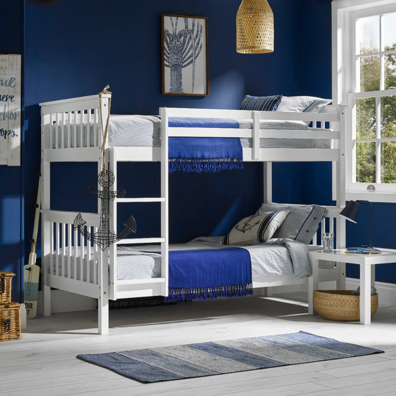 Leo Bunk Bed 99x150x200cm - White