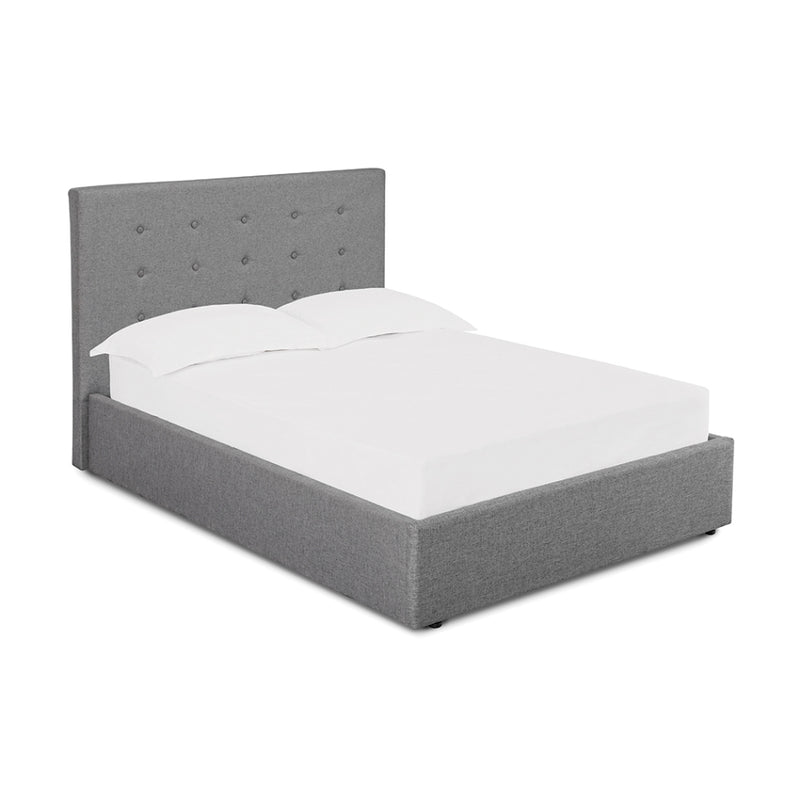 Lucca Plus Small Double Bed 4ft 1.4m - Grey