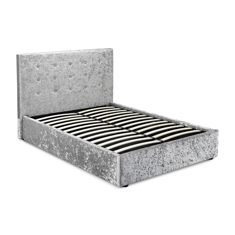 Rimini Double Bed 4ft6 1.35m - Silver